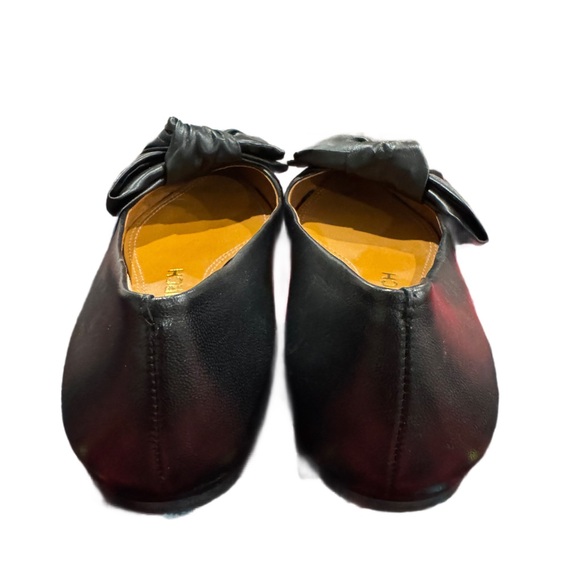 NWOT Tory Burch Bow Pointed Toe Flats
Black Leather Ballet Flats Size 5.5 - Picture 4 of 6